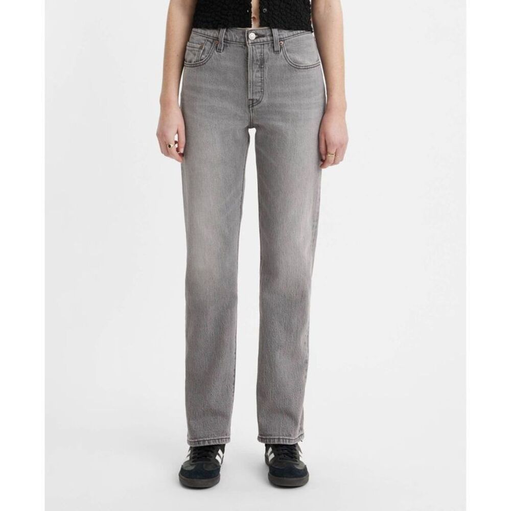 Open Box - Levi's -  Women's 501 High Rise Straight Leg Tailored Porcini